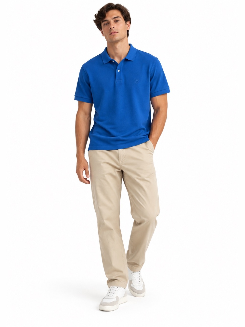 Brooks Brothers Royal Blue Polo Shirt – Size Large EUC